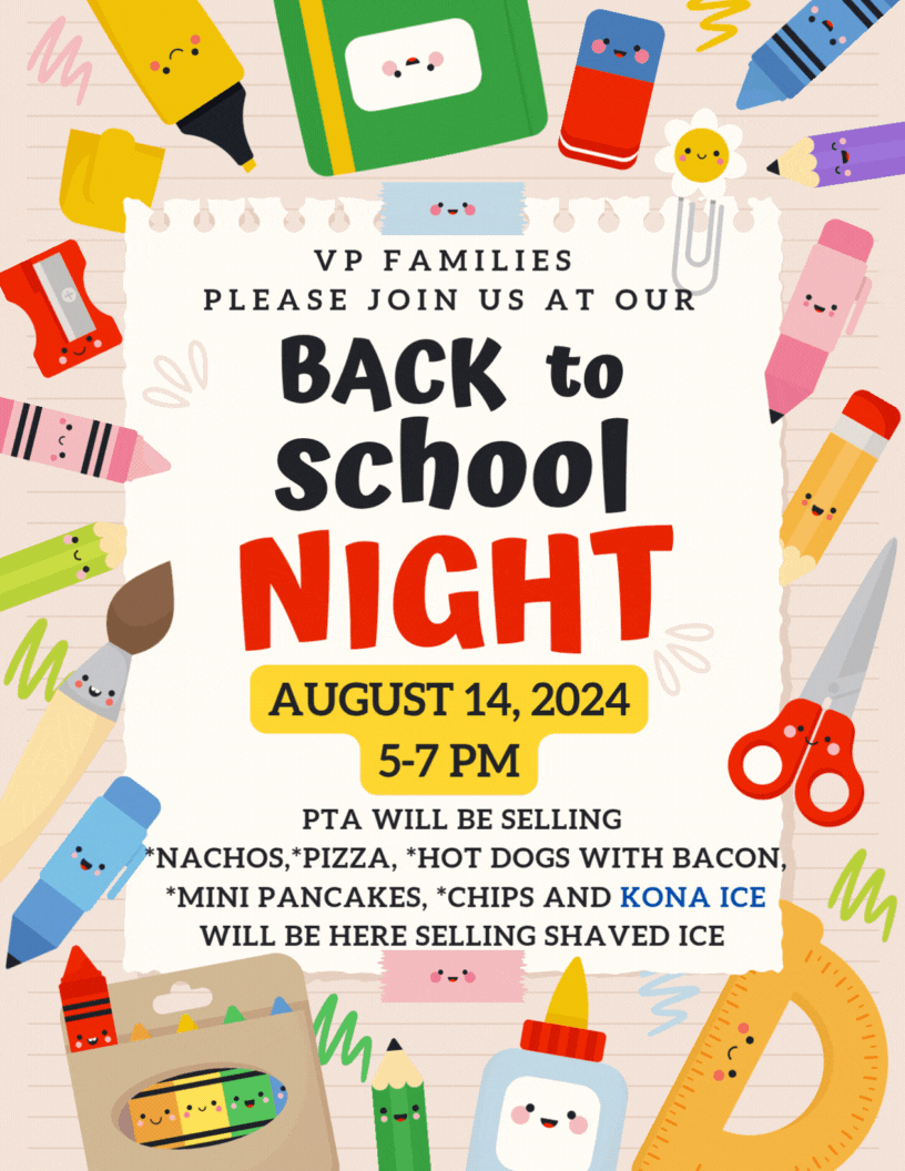  Back to School Night